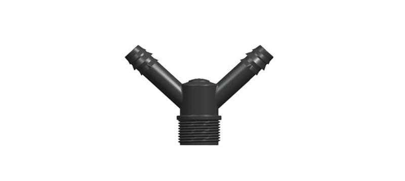 Barbed Double Connector