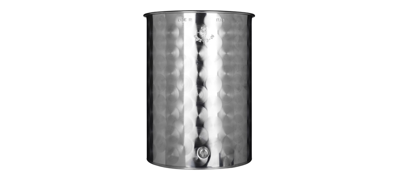 Open Top Stainless Steel 18/10 with Faucet- Italy