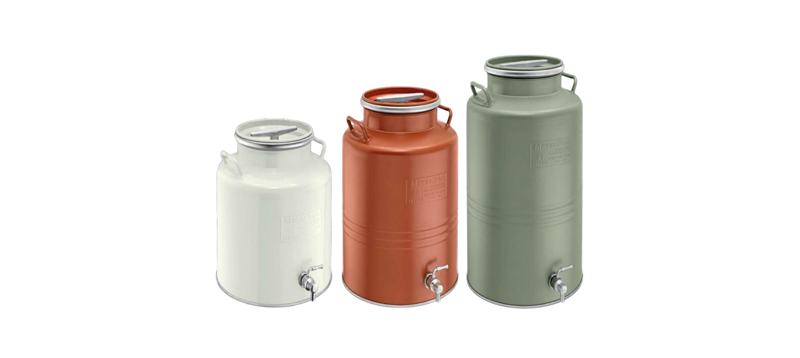Colored Stainless Steel Drums- Greece