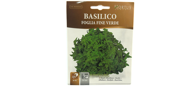 Basilico Foglia Fin Verde Seeds