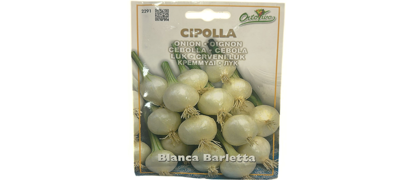 Cipolla Blanca Barletta Onion Seeds
