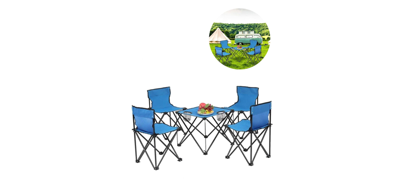 Camping Table with 4 Chairs